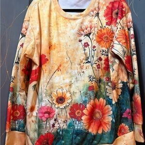 Floral Print Women's Top